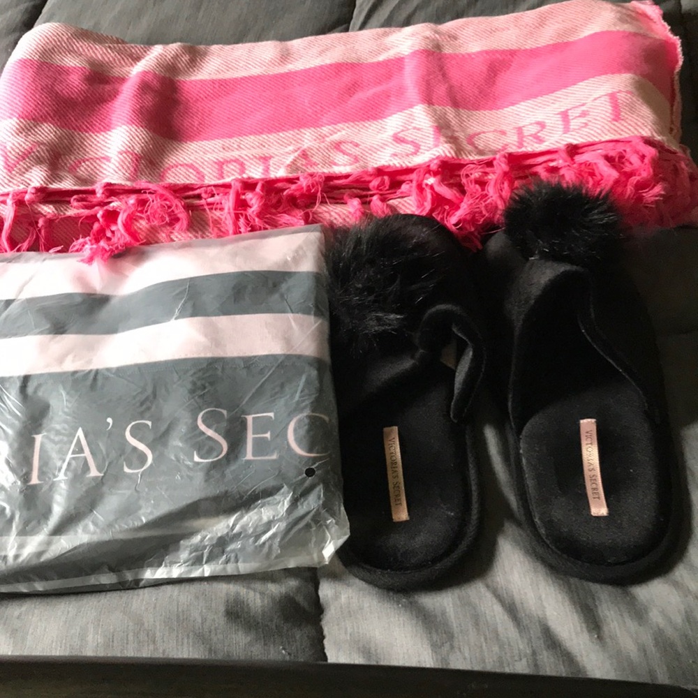 Victoria’s Secret items shoes blankets bag